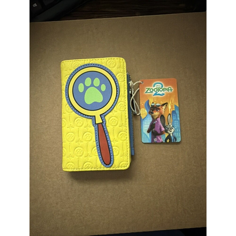 Loungefly Disney Zootopia 2 Stacked Magnifying Glass Judy & Nick Wallet NWT